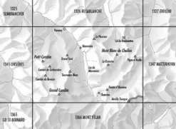 Bundesamt - Swisstopo Zwitserland|Topografische kaart 1346 Chanrion