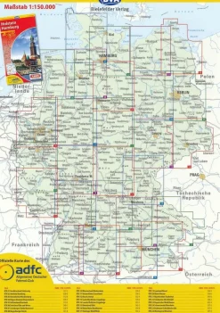 BVA ADFC Duitsland|Fietskaart 23 Bayerischer Wald - Donau