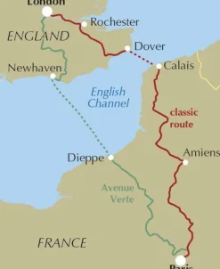 Cicerone Fietsgidsen|Frankrijk|Fietsgids Cycling London to Paris