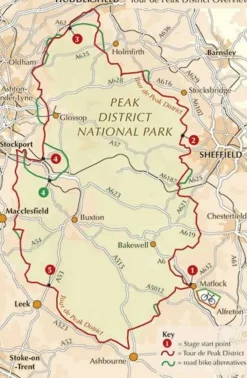 Cicerone Groot-Brittanië & Ierland|Fietsgids Cycling in the Peak District