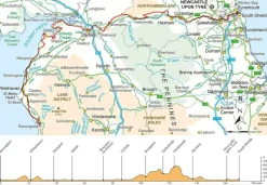 Cicerone Groot-Brittanië & Ierland|Fietsgids Hadrians Cycleway