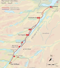 Cicerone Groot-Brittanië & Ierland|Great Glen Way Map Booklet