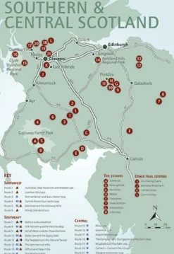 Cicerone Fietsgidsen|Groot-Brittanië & Ierland|Mountainbiking in Southern and Central Scotland