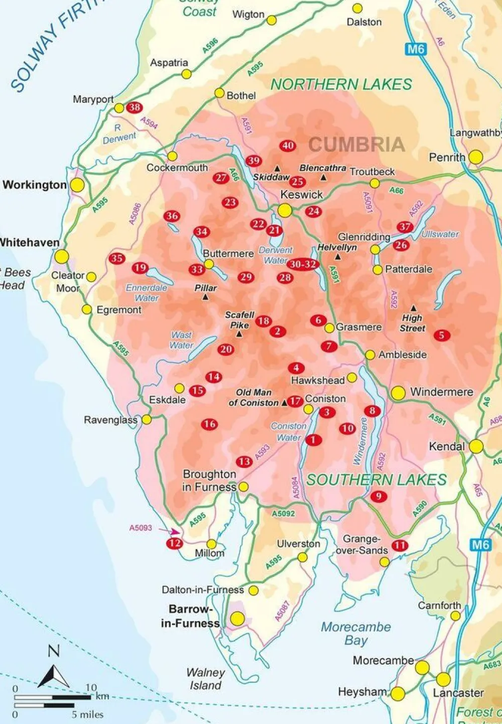 Cicerone Groot-Brittanië & Ierland|Outdoor Adventures with children - Lake District