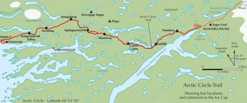 Cicerone Scandinavië & Ijsland|Trekking in Greenland - The Arctic Circle Trail