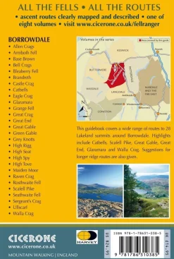 Cicerone Groot-Brittanië & Ierland|Wandelgids Borrowdale