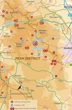Cicerone Groot-Brittanië & Ierland|Wandelgids Dark Peak Walks