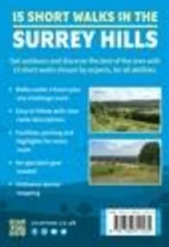 Cicerone Groot-Brittanië & Ierland|Wandelgids Surrey Hills Short Walks