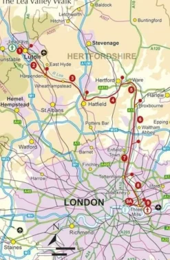 Cicerone Groot-Brittanië & Ierland|Wandelgids The Lea Valley Walk