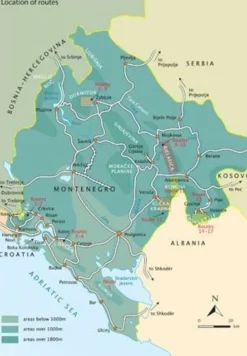 Cicerone Balkan, Griekenland & Cyprus|Wandelgids The Mountains of Montenegro