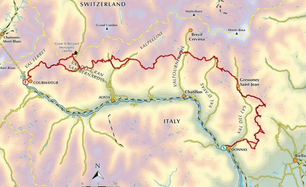 Cicerone Italië & Malta|Wandelgids Trekking the Giants Trail - Alta Via 1