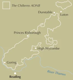 Cicerone Groot-Brittanië & Ierland|Wandelgids Walking in The Chilterns