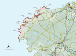 Cicerone Spanje & Portugal|Wandelgids Walking the Camino dos Faros - Galicië