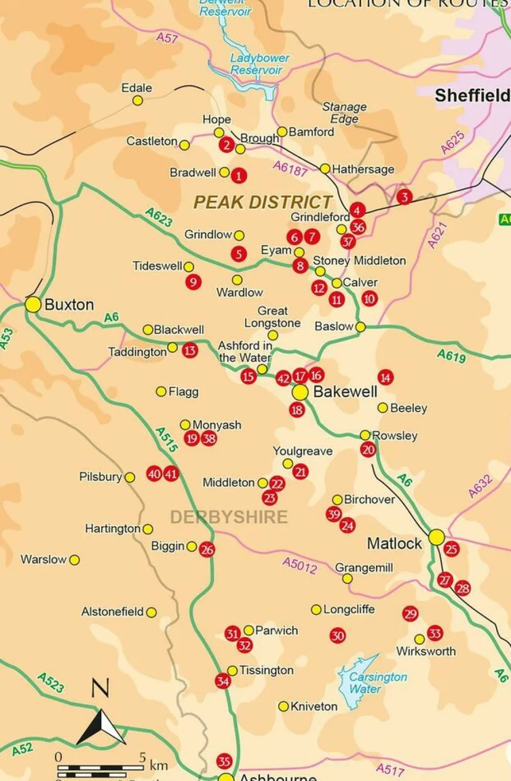 Cicerone Groot-Brittanië & Ierland|Wandelgids Walking in the Peak District - White Peak East