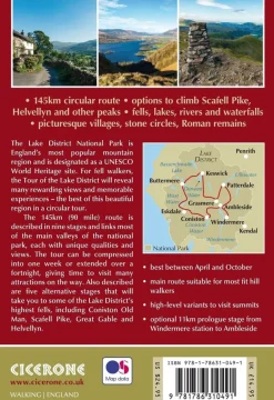 Cicerone Groot-Brittanië & Ierland|Wandelgids Walking the Tour of the Lake District