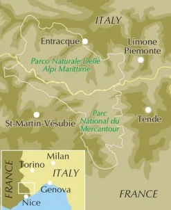 Cicerone Frankrijk|Wandelgids Walking the Maritime Alps