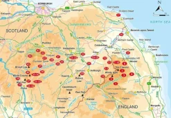 Cicerone Groot-Brittanië & Ierland|Wandelgids Walking in The Scottish Borders