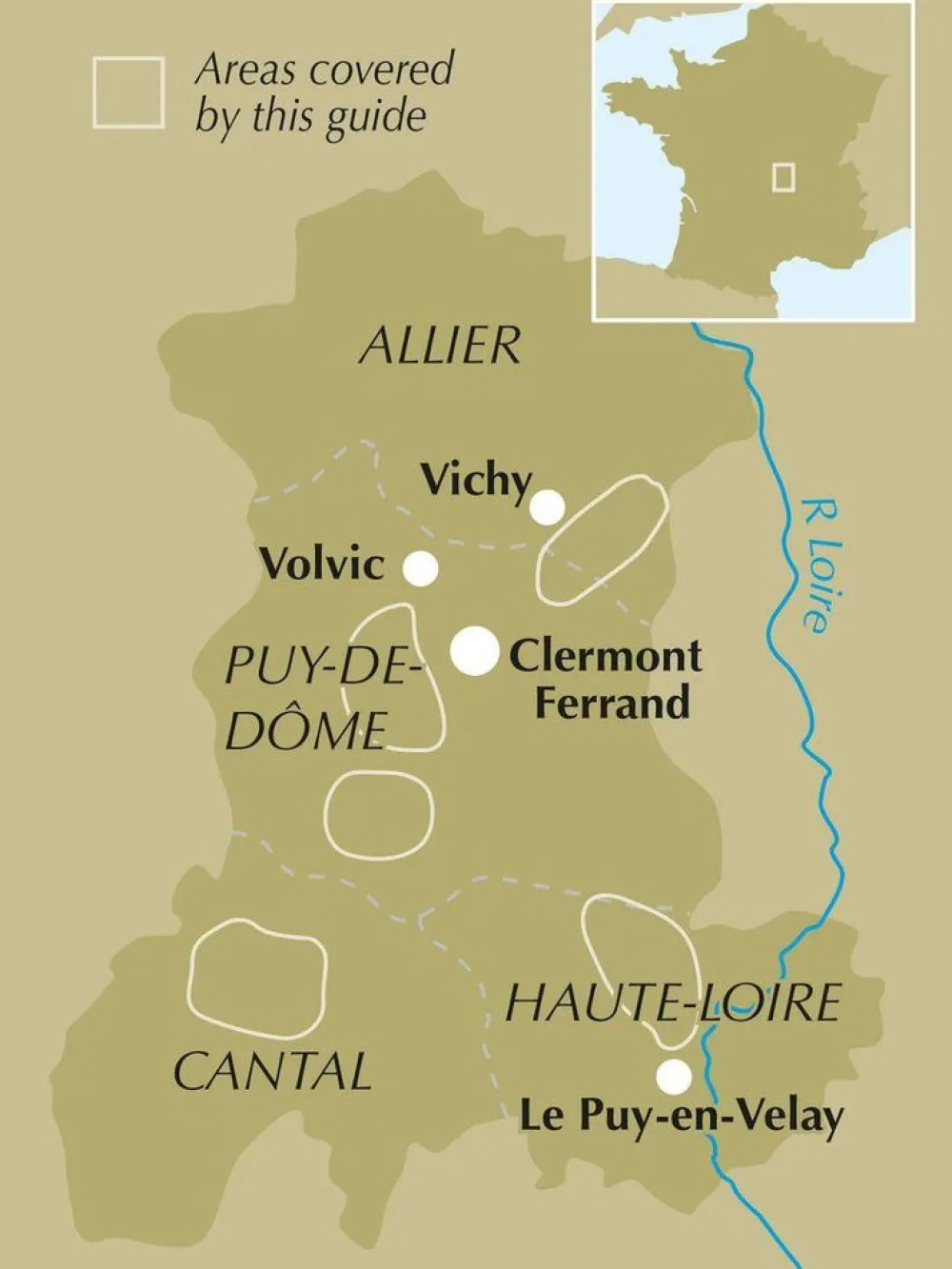 Cicerone Frankrijk|Wandelgids Walking in the Auvergne