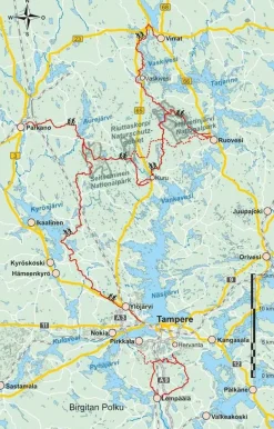 Conrad Stein Verlag Scandinavië & Ijsland|Finnland: Pirkan Taival