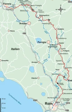 Conrad Stein Verlag Wandelen Naar Rome|Italien: Franziskusweg