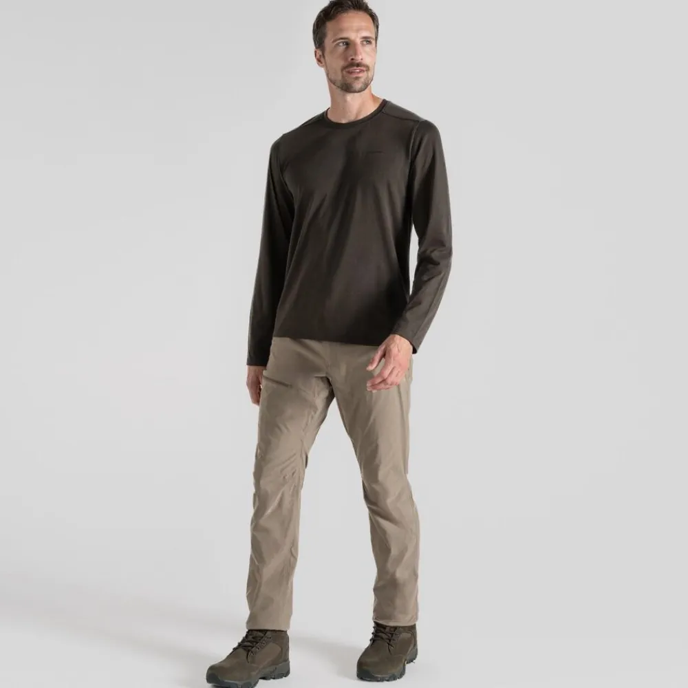 Heren Craghoppers Shirts Heren|Nosilife Abel Long Sleeved T-Shirt