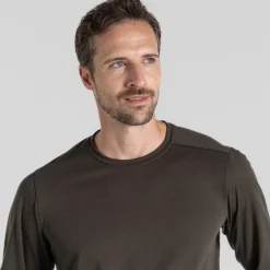 Heren Craghoppers Shirts Heren|Nosilife Abel Long Sleeved T-Shirt