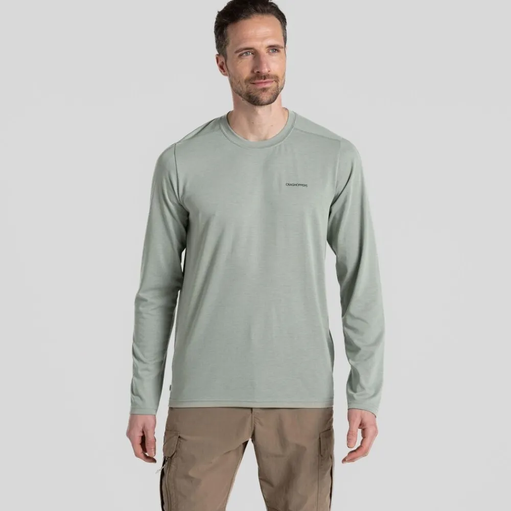 Heren Craghoppers Shirts Heren|Nosilife Abel Long Sleeved T-Shirt