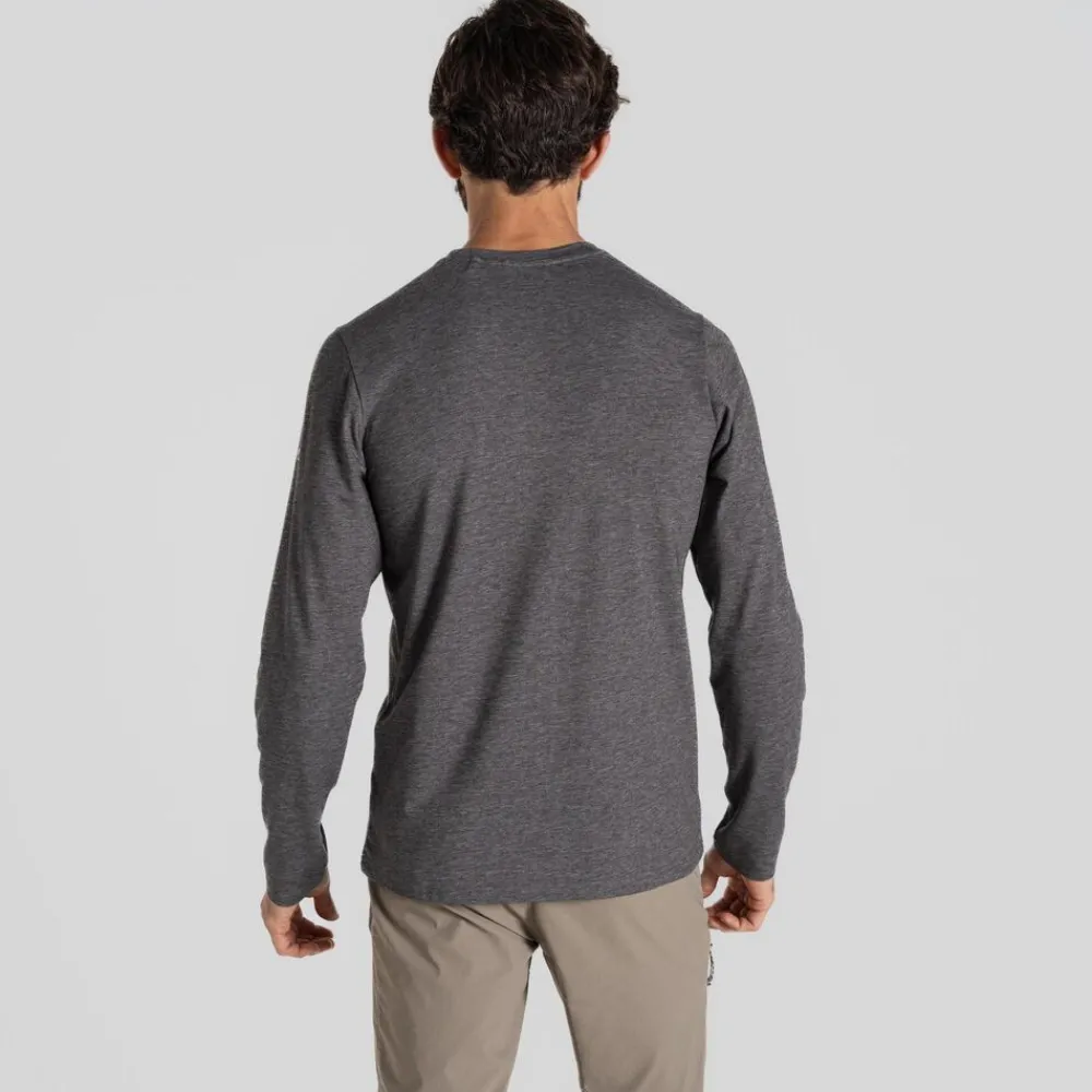 Heren Craghoppers Shirts Heren|Nosilife Abel Long Sleeved T-Shirt