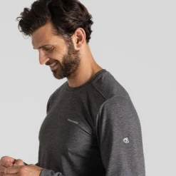 Heren Craghoppers Shirts Heren|Nosilife Abel Long Sleeved T-Shirt