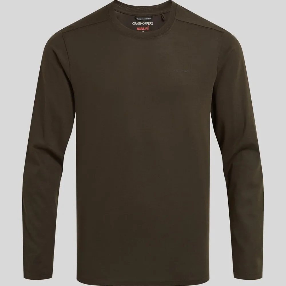 Heren Craghoppers Shirts Heren|Nosilife Abel Long Sleeved T-Shirt
