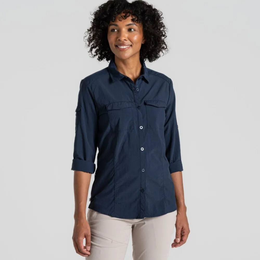 DAMES Craghoppers Blouse|Nosilife Adventure Long Sleeved Shirt III