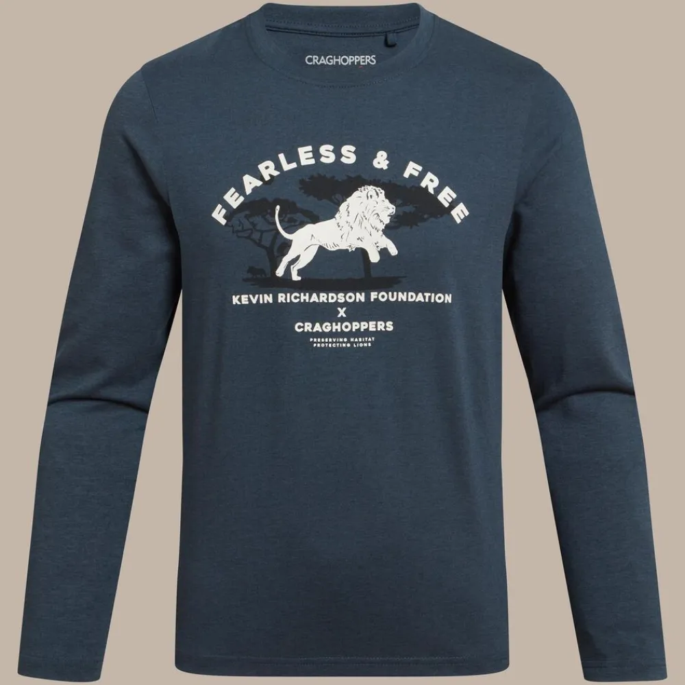 Kinderen Craghoppers Kinderkleding|Nosilife Cruz Long Sleeved t-shirt