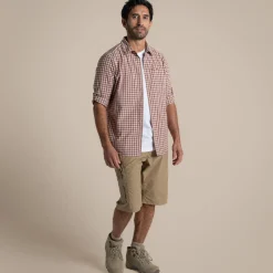 Heren Craghoppers Overhemden|Nosilife Nuoro Check LS shirt men