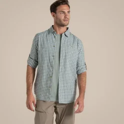 Heren Craghoppers Overhemden|Nosilife Nuoro Check LS shirt men