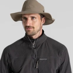 Heren Craghoppers Handschoenen, Hoofddeksels E.D.|Nosilife Outback Hat II