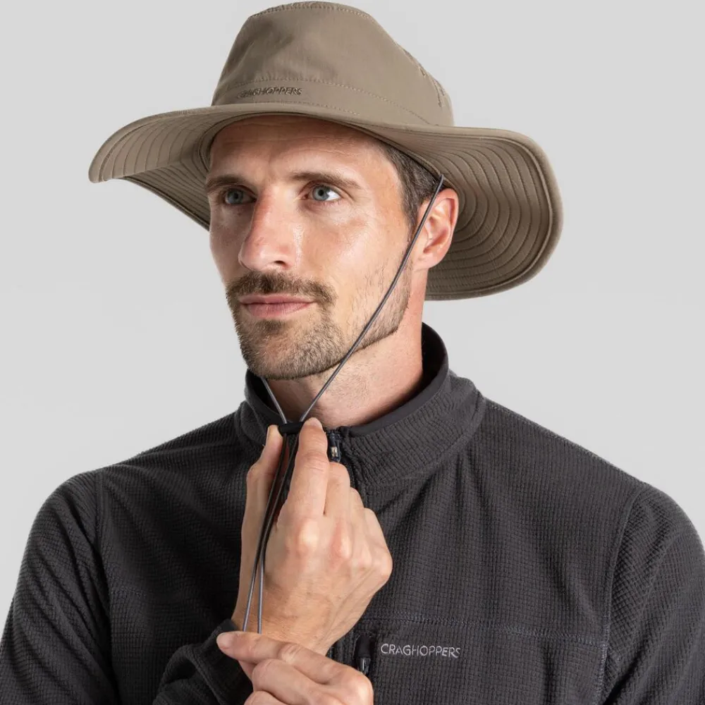 Heren Craghoppers Handschoenen, Hoofddeksels E.D.|Nosilife Outback Hat II