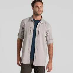 Heren Craghoppers Overhemden|Nosilife Pro Long Sleeved Shirt III