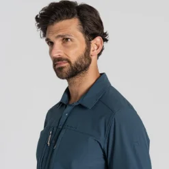Heren Craghoppers Overhemden|Nosilife Pro Long Sleeved Shirt III