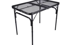 Defa Kampeermeubels|Zwarte aluminium tafel 90x60x70