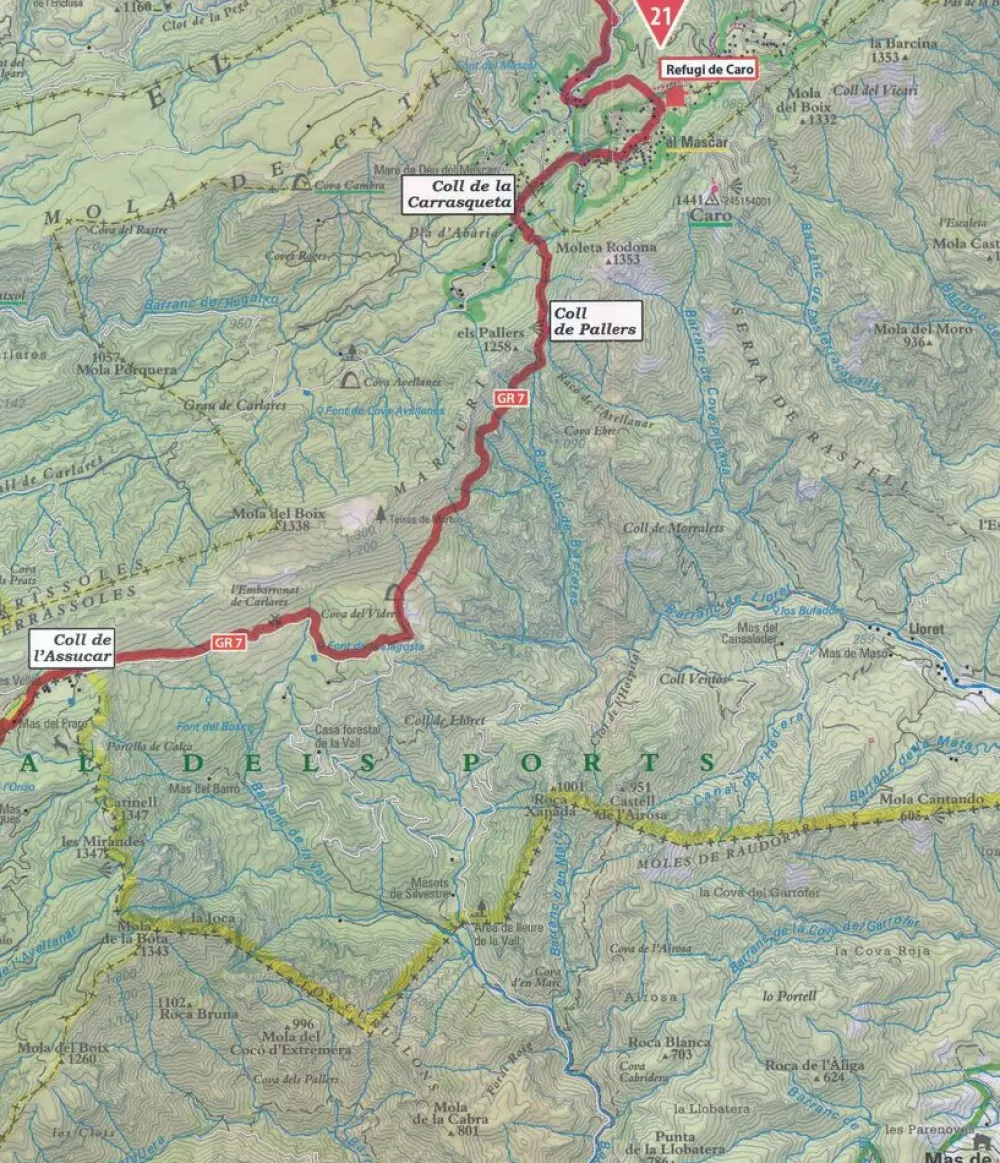 Editorial Alpina Spanje & Portugal|Wandelgids GR 7 Catalunya - Del nord al sud
