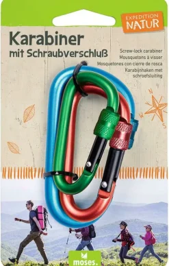 expeditie natuur Karabiners|Karabijnhaken set 3 st.
