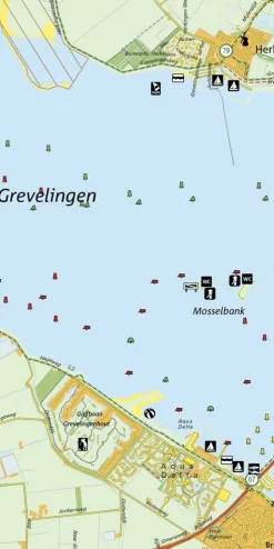 Falk Benelux|Wandelfietskaart 13 Grevelingenmeer
