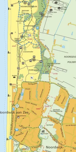 Falk Benelux|Wandelfietskaart 22 Hollands Duin