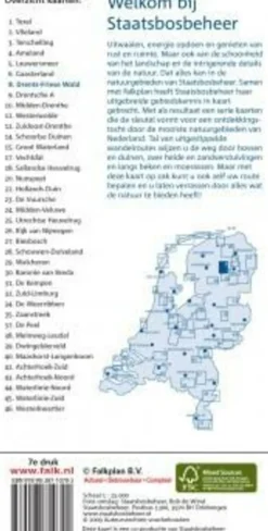 Falk Benelux|Wandelfietskaart 08 Nationaal Park Drents-Friese Wold