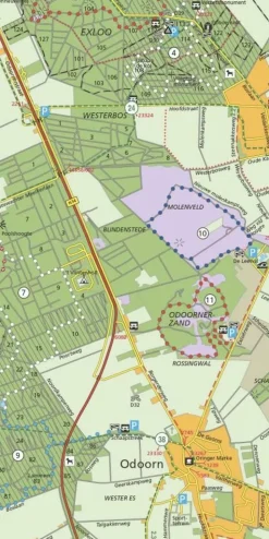 Falk Benelux|Wandelfietskaart 12 Zuidoost-Drenthe