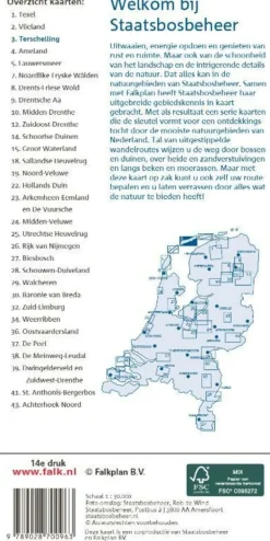 Falk Benelux|Wandelkaart 03 Terschelling