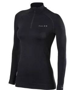 DAMES Falke Ondergoed Dames|MaximumWarm zip shirt women tight fit 33040