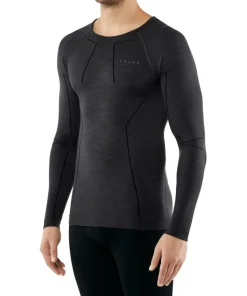 Heren Falke Ondergoed Heren|Wool Tech longsleeved shirt men comfort 33411