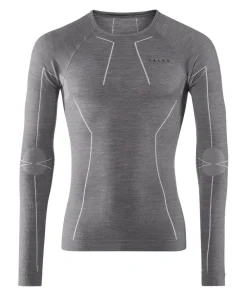 Heren Falke Ondergoed Heren|Wool Tech longsleeved shirt men comfort 33411