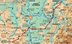 FF Randonnee Wandelen Naar Santiago|Frankrijk|Wandelgids 650 Sentier St-Jacques Genève-Le Puy